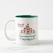 Kerstmug Tweekleurige Koffiemok (Links)