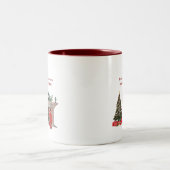 Kerstmug Tweekleurige Koffiemok (Center)