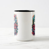 Kerstmug Tweekleurige Koffiemok (Center)