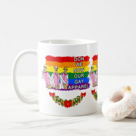 Kerstmug voor homoseksuele mannenkoren koffiemok