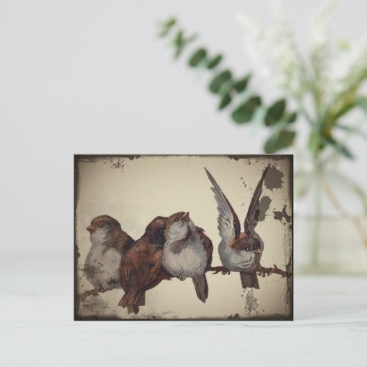 kerstmuggen feestdagenkaart (Staand voorkant)