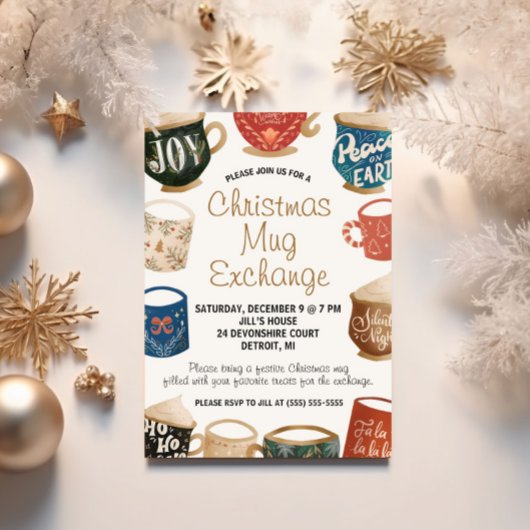 Kerstmuggenruil, Muggenruil Kerstfeest Kaart