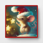 Kerstmuis 1 fotoplaat (Voorkant)