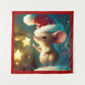Kerstmuis 1 wandkleed (Voorkant)