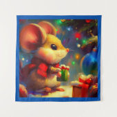 Kerstmuis 2 wandkleed (Voorkant)
