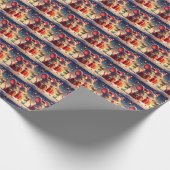 Kerstmuis 3 cadeaupapier (Hoek)