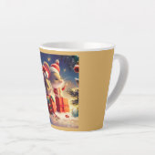 Kerstmuis 3 latte mok (Rechterhoek)