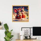 Kerstmuis 3 poster (Thuiskantoor)
