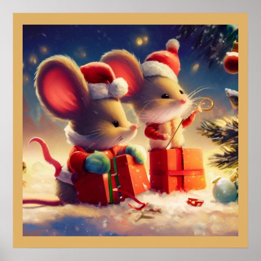 Kerstmuis 3 poster (Voorkant)
