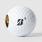Kerstmuis (4) golfballen (Logo)