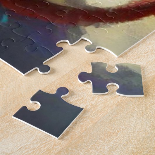 Kerstmuis (4) legpuzzel (Zijkant)