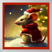 Kerstmuis 4 poster (Voorkant)