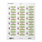 Kerstmuis Adres mailinglabels Etiket (Full Sheet)
