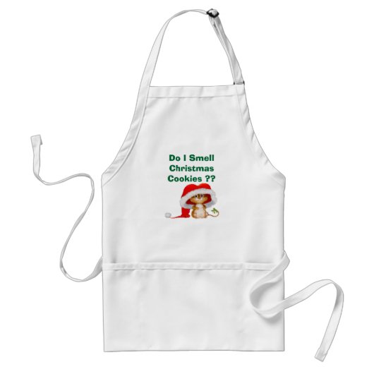 Kerstmuis Apron Standaard Schort (Voorkant)