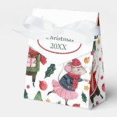 kerstmuis bedankdoosjes (Voorkant Zijde)