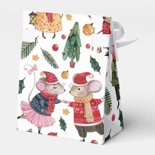 kerstmuis bedankdoosjes (Achterkant)