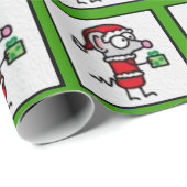 kerstmuis cadeaupapier (Rol Hoek)