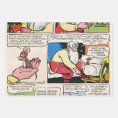  kerstmuis cartoon inpakpapier vel (Voorkant 3)