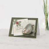 kerstmuis feestdagen kaart (Voorkant)