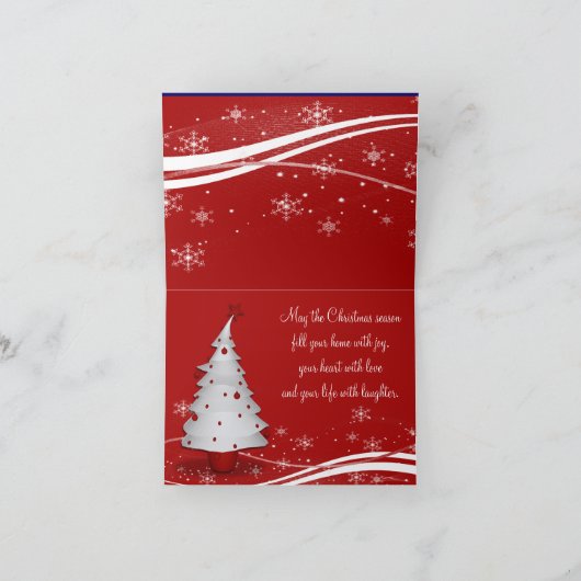 kerstmuis feestdagen kaart (Binnen)