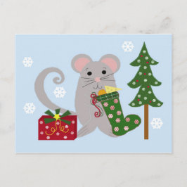Kerstmuis Feestdagenkaart