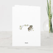 kerstmuis kaart (Achterkant)