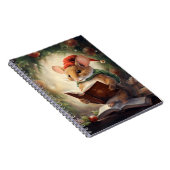 Kerstmuis lezend notitieboek (Rechterzijde)