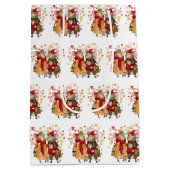 kerstmuis medium cadeauzakje (Achterkant)