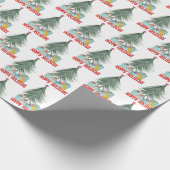 Kerstmuis met feestcadeaus cadeaupapier (Hoek)