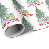 Kerstmuis met feestcadeaus cadeaupapier (Rol Hoek)