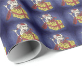 Kerstmuis met kaasrestandepapier cadeaupapier (Rol Hoek)