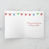 Kerstmuis met warme cacao kaart (Binnen)