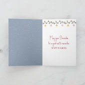 Kerstmuis met warme cacao kaart (Binnen)