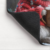 Kerstmuis met warme cacao muismat (Hoek)