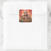 Kerstmuis Stickers (Tas)