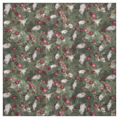 kerstmuis stof (Swatch)