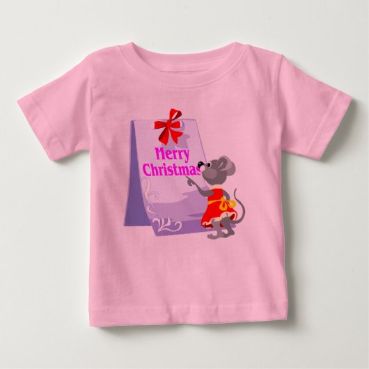 kerstmuis T-shirt (Voorkant)