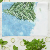 kerstmuis theedoek (Gevouwen)