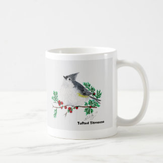 kerstmuis, Tufted Titmouse Koffiemok