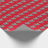 Kerstmuis Vakantiepapier Cadeaupapier (Hoek)