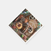 Kerstmuis van peperkoek servet (Hoek)