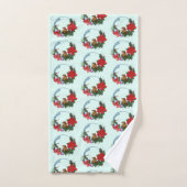 Kerstmuiskrans Bad Handdoek (Handdoek)