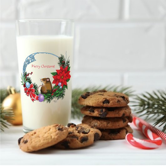 Kerstmuiskrans Glas