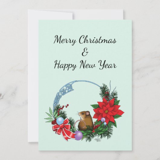 Kerstmuiskrans Kaart (Achterkant)