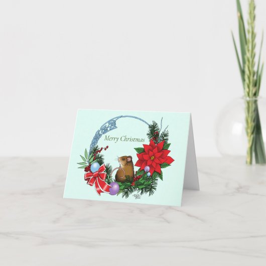 Kerstmuiskrans Kaart (Voorkant)