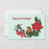 Kerstmuiskrans Kaart (Achterkant)