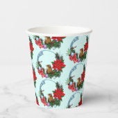 Kerstmuiskrans Papieren Bekers (Achterkant)