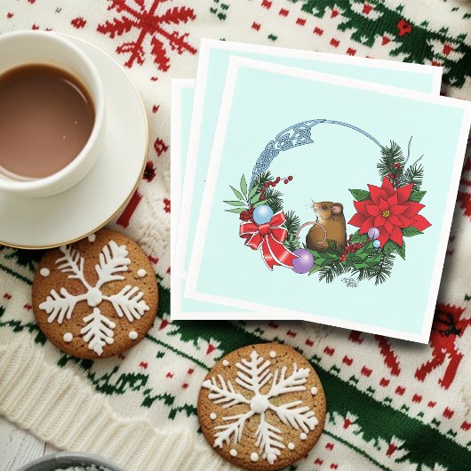 Kerstmuiskrans Servet