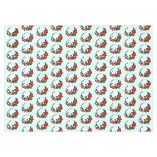 Kerstmuiskrans Tafelkleed (Voorkant (Horizontaal))