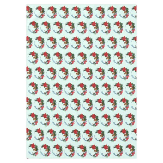 Kerstmuiskrans Tafelkleed (Voorkant)